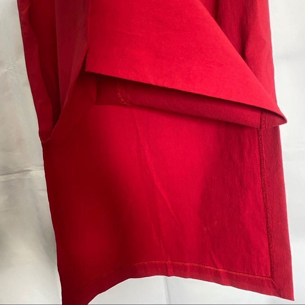 Express Red Stretch Strapless Dress - Picture 5 of 8